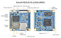 Raspberry NanoPi NEO Air 512MB RAM, 8GB eMMC