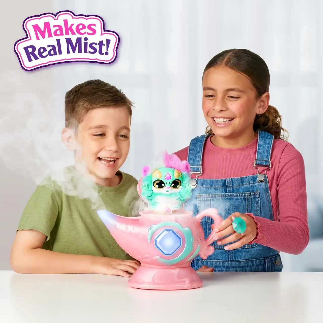 Чарівна лампа Аладдіна Меджік Мікіссі рожева з блакитним Magic Mixies Magic Genie Lamp