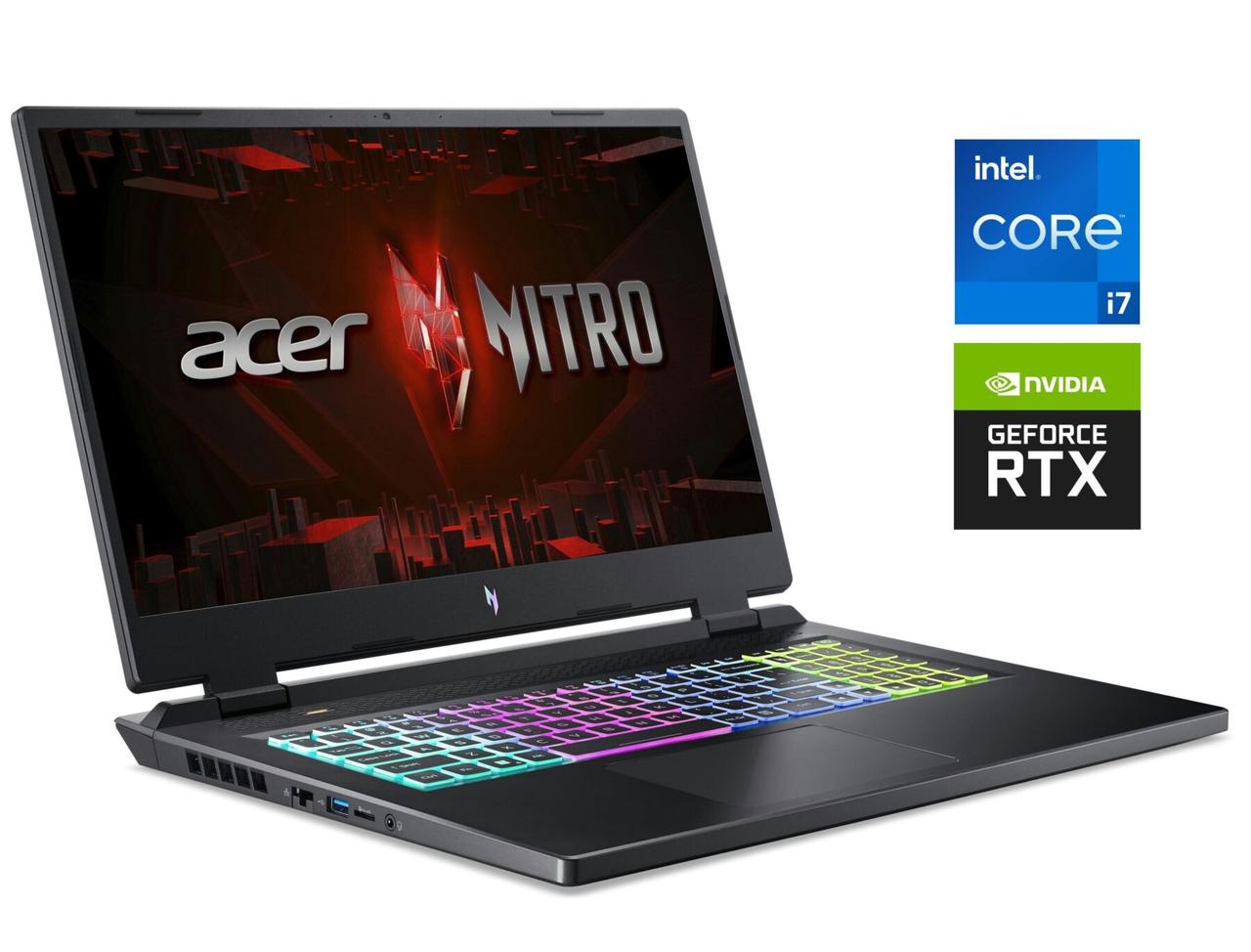 Ігровий ноутбук Acer Nitro 17 AN17-51/ 17.3" 2560x1440/ i7-13700H/ 16GB RAM/ 1000GB SSD NVMe/RTX 4060 8GB
