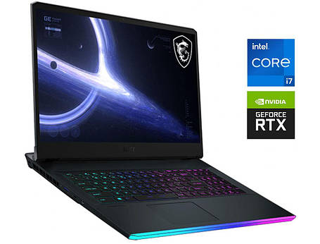 Ігровий ноутбук MSI GE76 Raider 11UG/ 17.3" 1920x1080/ i7-11800H/ 16GB RAM/ 1000GB SSD/ RTX 3070 8GB, фото 1