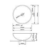 Раковина-чаша Qtap Owl 400х400х155 White QT1911K53WN, фото 3