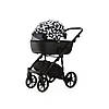 Коляска 2 в 1 Adamex Nola PR-2 чорний / білий, фото 2