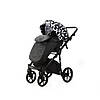 Коляска 2 в 1 Adamex Nola PR-2 чорний / білий, фото 3