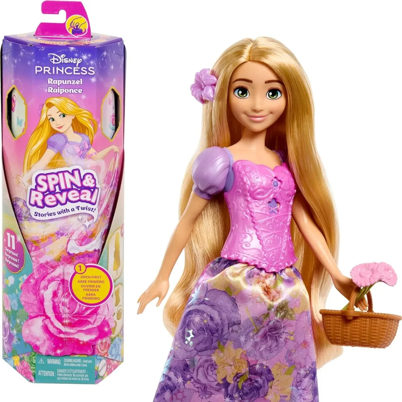 Набір сюрприз із Рапунцель "Крути та проявити" Disney Princess