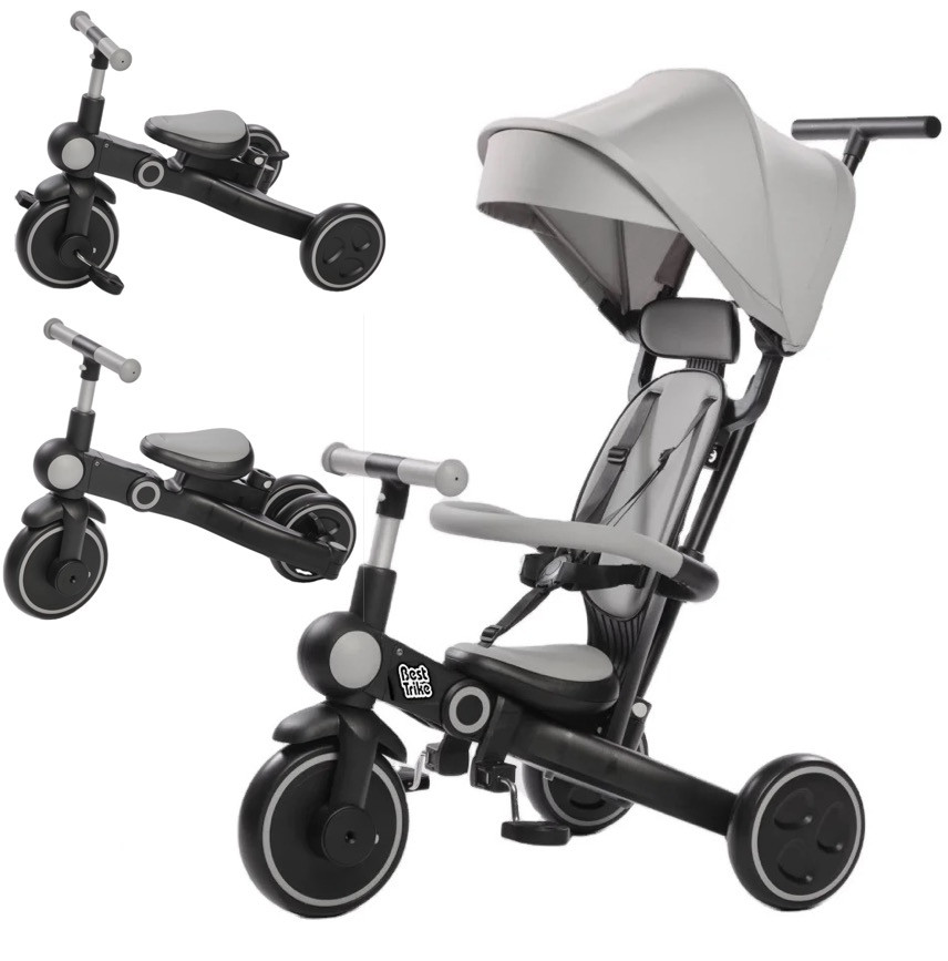 Велосипед-трансформер 4 в 1 Best Trike з батьківською ручкою арт. BS-12-411, фото 1