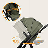 Універсальна коляска 2 в 1 Lionelo AMBER PLUS GREEN FOREST, фото 3