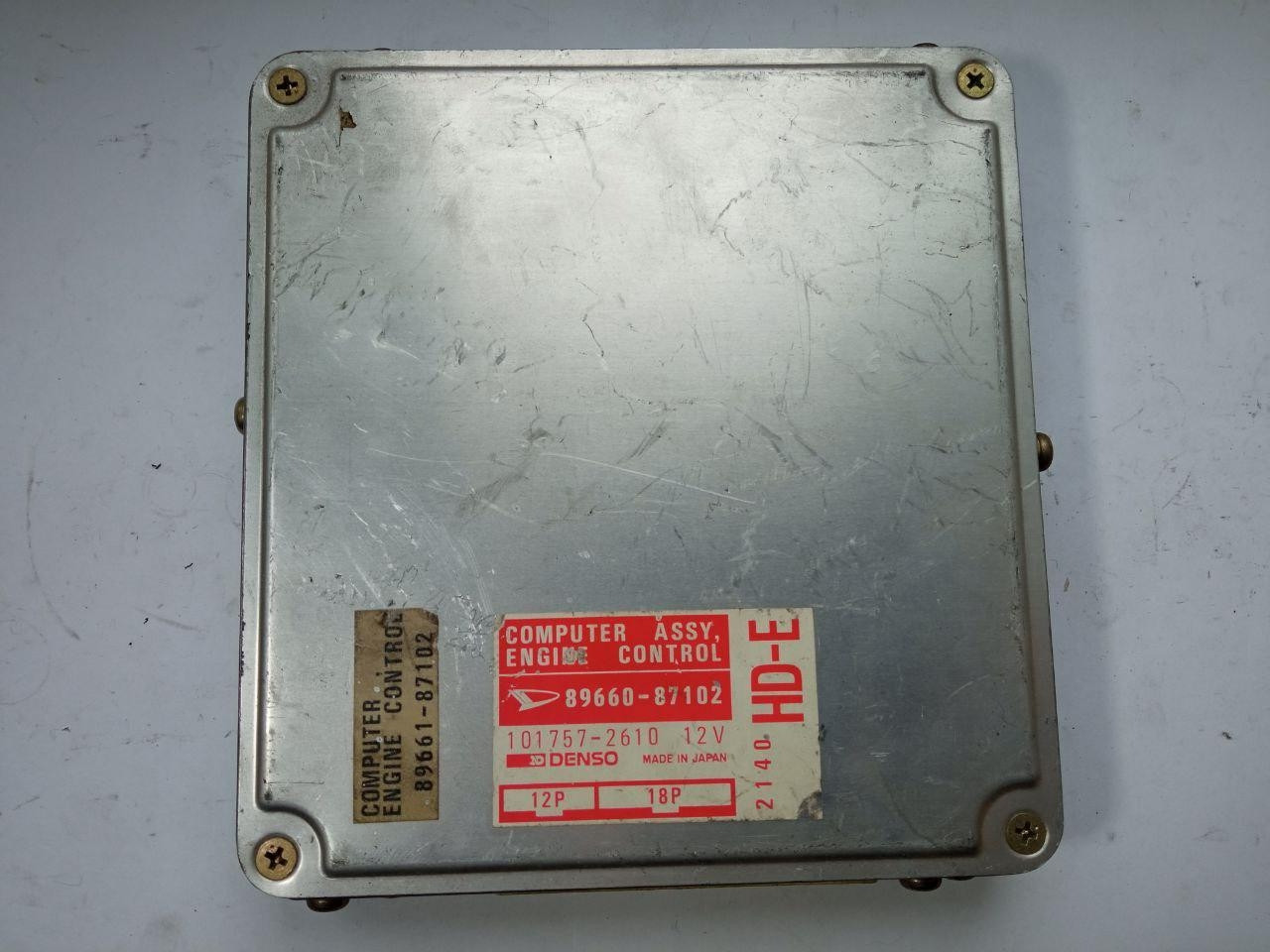 Електронний блок керування Daihatsu 16Xi Denso 89660-87102 / 8966087102 / 101757-2610 / 1017572610 / 2140 HDE / 2140HDE