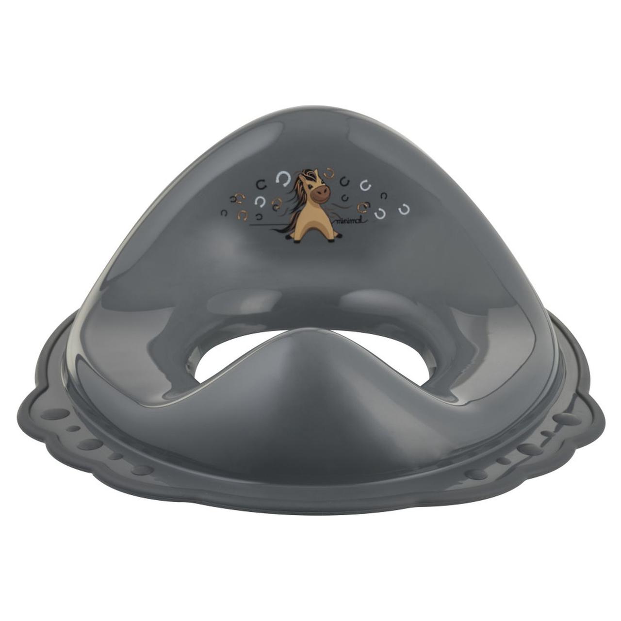 Накладка на унітаз Maltex Minimal 2-component trainer seat - Pony 7220_90 grey (сірий), фото 1