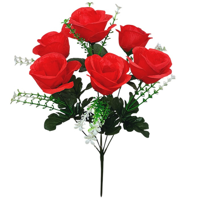 Штучні квіти букет троянди Дніпро, 40см, фото 1