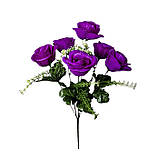 Штучні квіти букет троянди Дніпро, 40см, фото 2