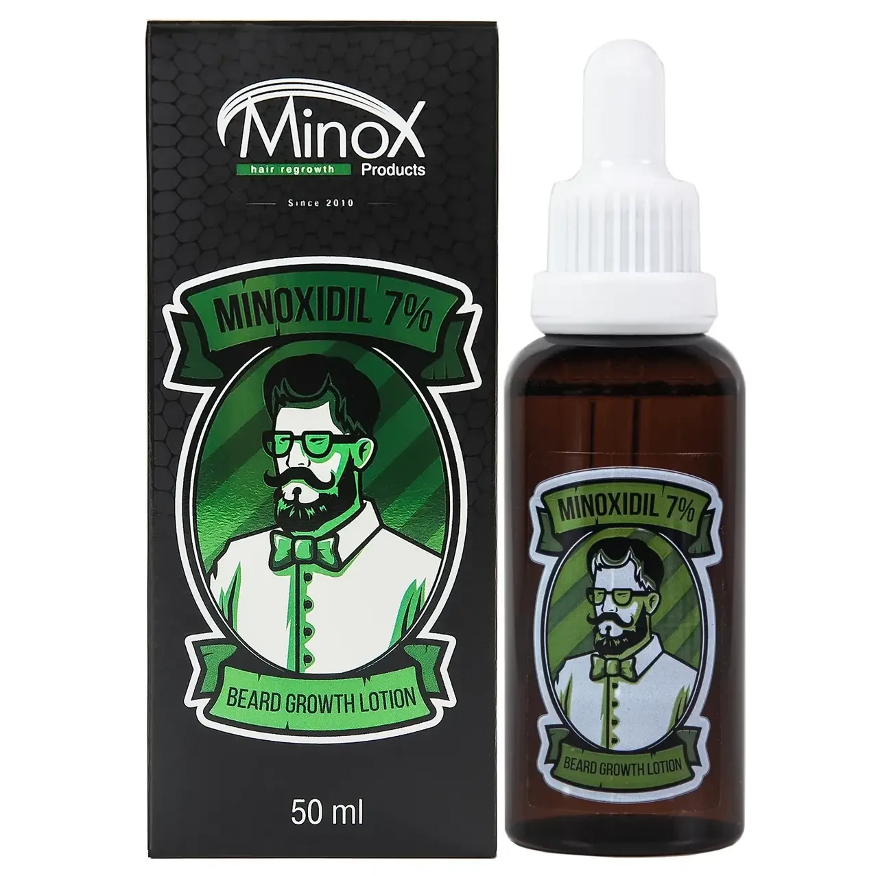 Лосьйон спрей для росту бороди, концентрат 7%, Minox Hair Protect, 50 мл