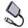 Кардридер HOCO UA25 2-in-1 card reader Type-C Metal Gray, фото 7