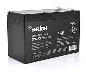 Акумуляторна батарея Merlion 12V 9AH (GP1290F2/06010) AGM