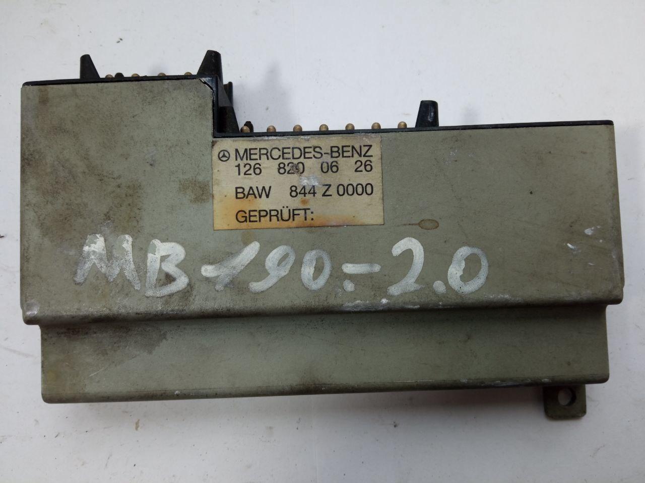 Електронний блок керування Mercedes MB190-2.0 126 820 0626 / 1268200626 / BAW 844 Z 0000 / BAW844Z0000