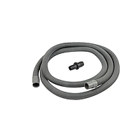 Зливний шланг для пральної машини Zerix SDS-350, 350 см, сірий, 12 міс гарантії (ZX5603)