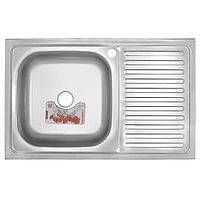 Майка кухонна Zerix Z8050L-06-160MD (micro decor) (ZS0594)