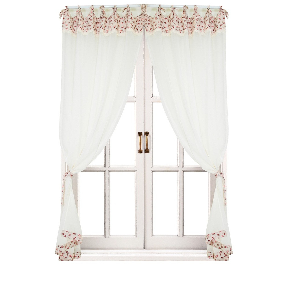 Комплект штор батіст 2 од. Red Rose" 170х145 см Гранд Презент