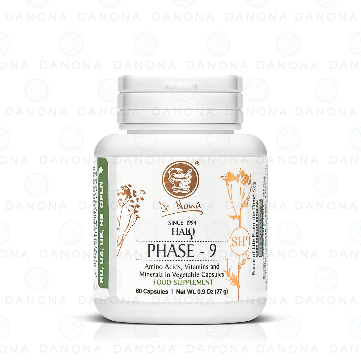Доктор Нона Фаза-9/ Dr.Nona - Halo Phase-9 - Dead Sea Minerals Dietary Supplement Vitamins