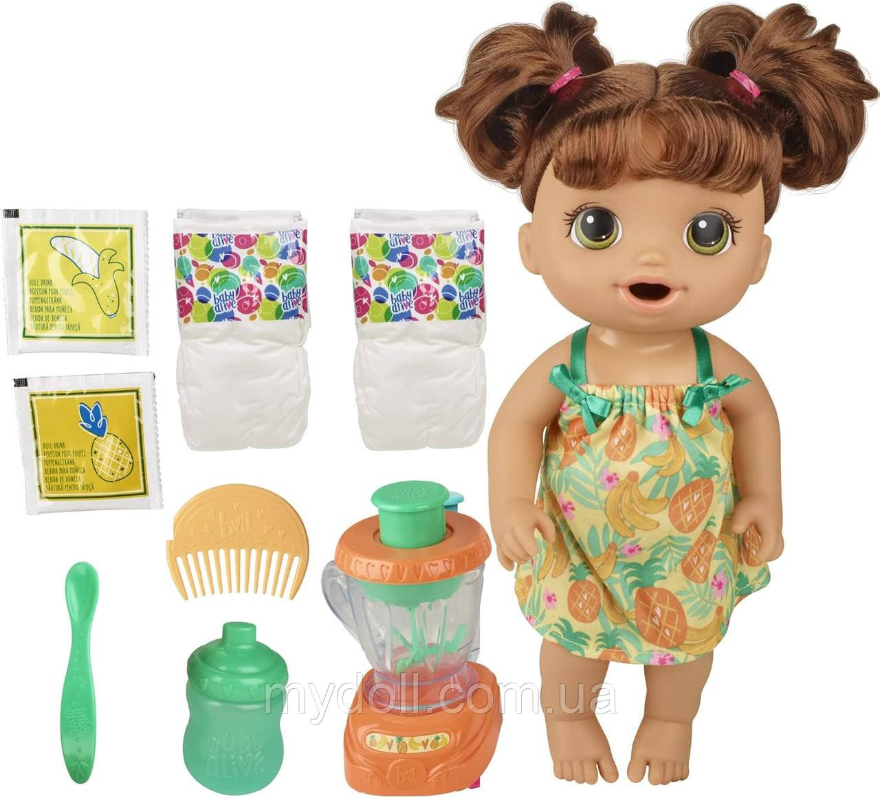 Лялька Baby Alive пупс з міксером Magical Mixer Baby Doll Tropical Hasbro Оригінал E6944
