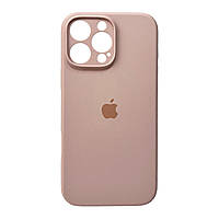 Чохол для смартфона Silicone Full Case AA Camera Protect for Apple iPhone 16 Pro 15,Pink Sand