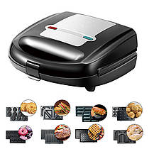 Мультимейкер Luma Bella 8в1 (вафельниця, бутербродниця, сендвічниця) LB-58031