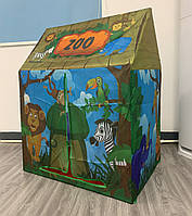 Дитячий ігровий намет Zoo | Зоопарк для хлопчиків і дівчаток, каркас 103х93х70 см із сумкою