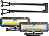 Переноска інспекційна Профі 2x10W COB/1000 lm, АКБ-2x4000Ah, кроншт.візок 120-190 см/ Brevia No11520, фото 4