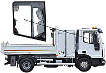 Бічне скло Iveco Eurocargo 2003-2024 передніх дверей праве