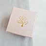 Коробочка для каблучки або сережок рожева з орнаментом квадратна, фото 5