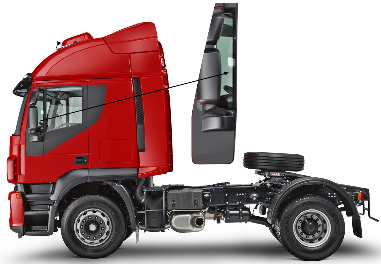 Кватирка передня ліва Iveco Stralis 2002-2019