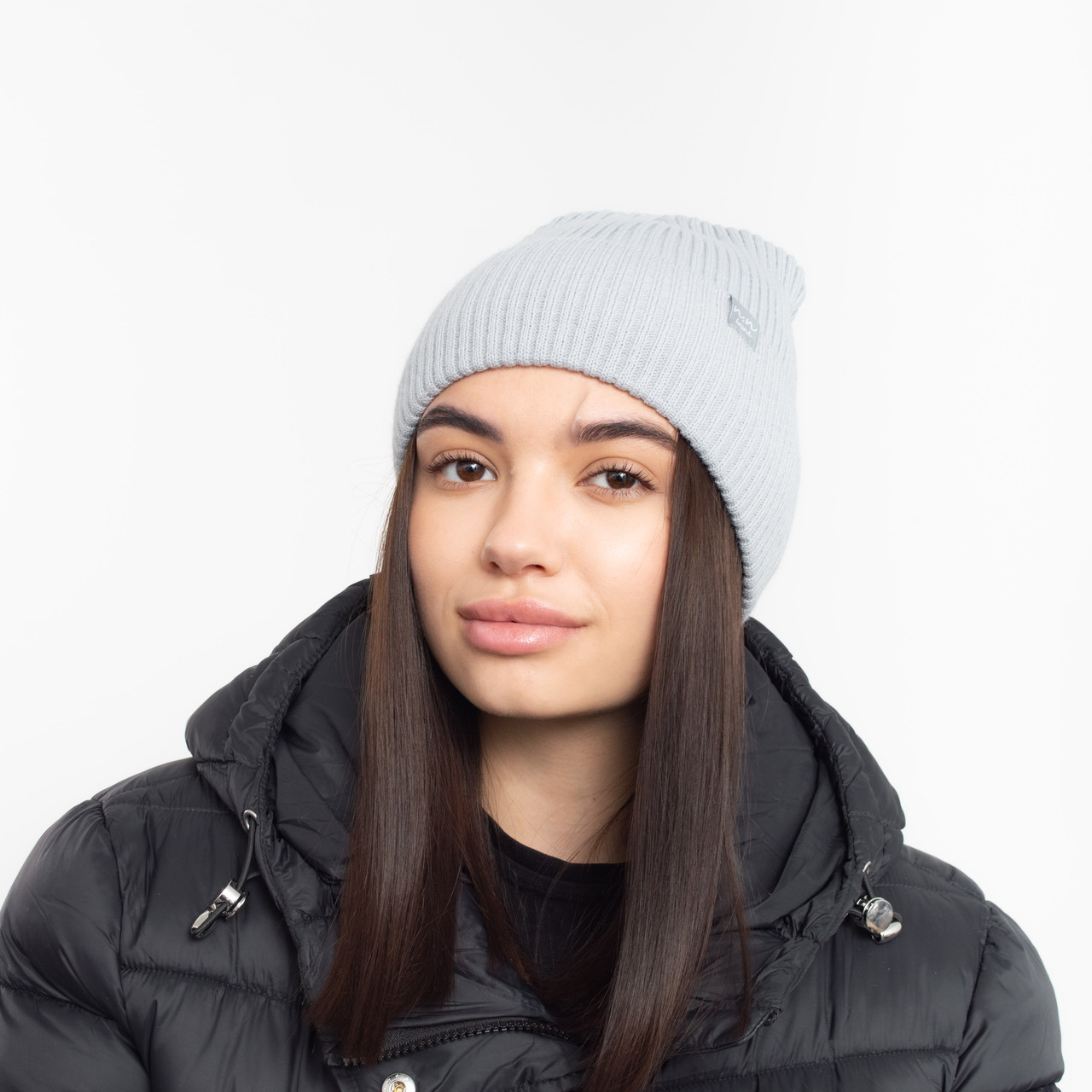 Шапка Terry (напівшерсть, фліс) сталь