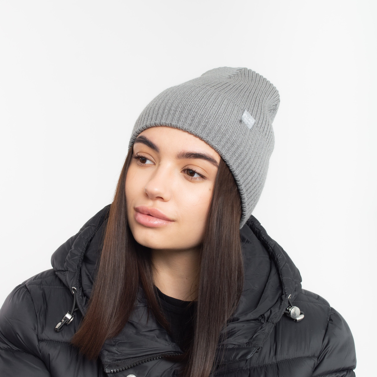 Шапка Terry (напівшерсть, фліс) сірий