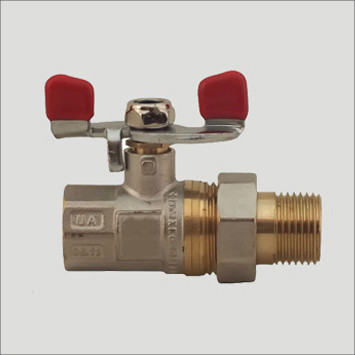 Кран кульовий 3/4" з американкою Сантехмонтаж вода, фото 1