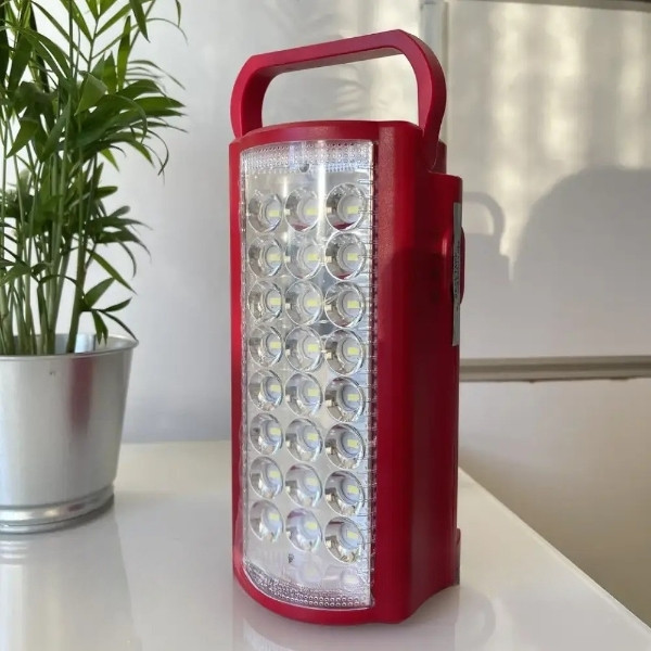 Ліхтар переносний 24LED Power bank 3 режими 2606L Червоний