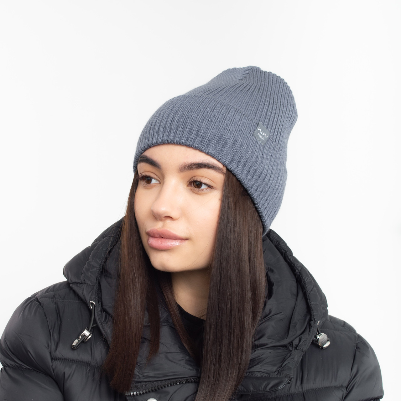 Шапка Terry (напівшерсть, фліс) джинс