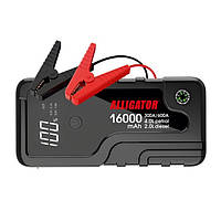 Портативний пусковий пристрій Alligator Jump Starter 300 A / 600 A, 16000 mAh (JS841)
