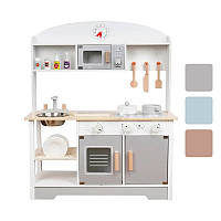 Дитяча ігрова кухня дерев'яна AVKO Парма + посуд R_8827
