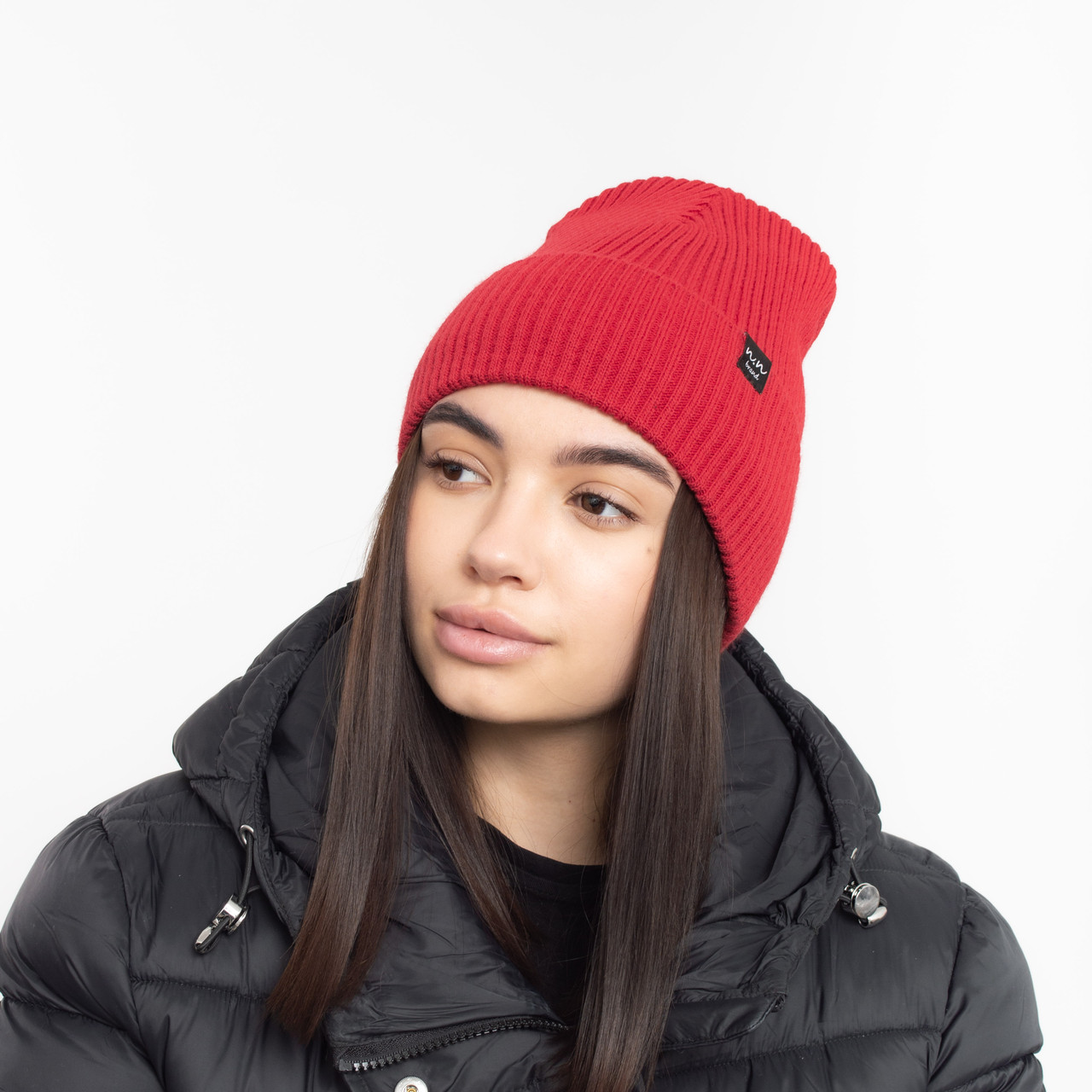 Шапка Terry (напівшерсть, фліс) червоний