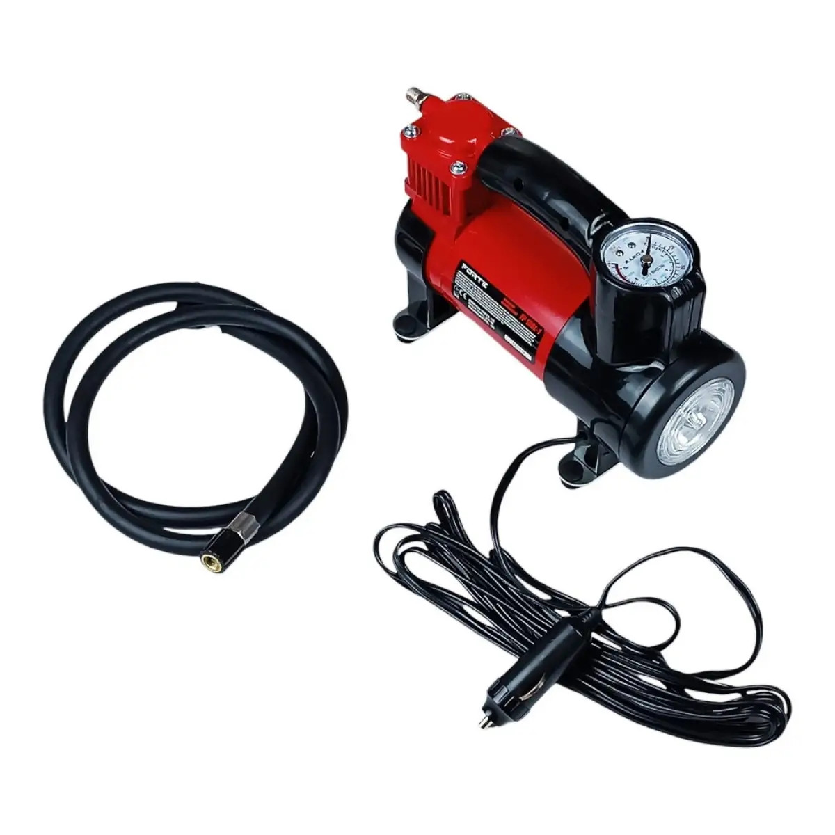 Автомобільний компресор Forte FP 10SL-1 Продуктивність 35 л / хв, Максимальний тиск 7 Атм, 12 В