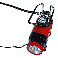 Автомобільний компресор Forte FP 1632L-1 Продуктивність 50 л/хв, Максимальний тиск 10 Атм, 12 В, фото 4