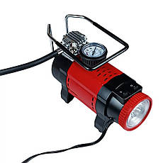 Автомобільний компресор Forte FP 1632L-1 Продуктивність 50 л/хв, Максимальний тиск 10 Атм, 12 В, фото 2