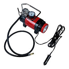 Автомобільний компресор Forte FP 1632L-1 Продуктивність 50 л/хв, Максимальний тиск 10 Атм, 12 В, фото 3