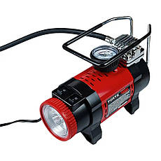 Автомобільний компресор Forte FP 1632L-1 Продуктивність 50 л/хв, Максимальний тиск 10 Атм, 12 В, фото 5