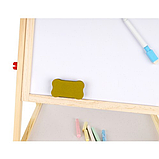 Дерев'яна дошка мольберт з магнітним двостороннім Kruzzel 32 x 41 x 67 см (22472), фото 4