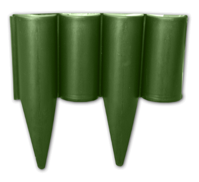 Декоративний паркан для клумб 2,5 м, PALGARDEN, зелений, пластикова огорожа (Польща)