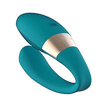 Вібратор для пар LELO Tiani Duo Ocean Blue, 2 мотори, пульт ДК, фото 5