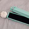 Футляр для браслета або ланцюжка м'ятного кольору і бантиком, фото 5