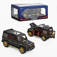 Машинка Мерседес G-Class 1:24, світло, звук, інерція, відчиняються двері, багажник, капот, в коробці ABC