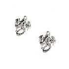 Підвіска "Дракон" 20*16мм Срібло PDS068, фото 2