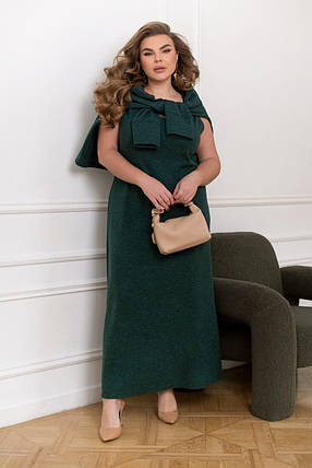 Стильний ангоровий костюм: сукня та кофта великого розміру Розміри: 46-48, 50-52, 54-56, 58-60, 62-64, 66-68, фото 2